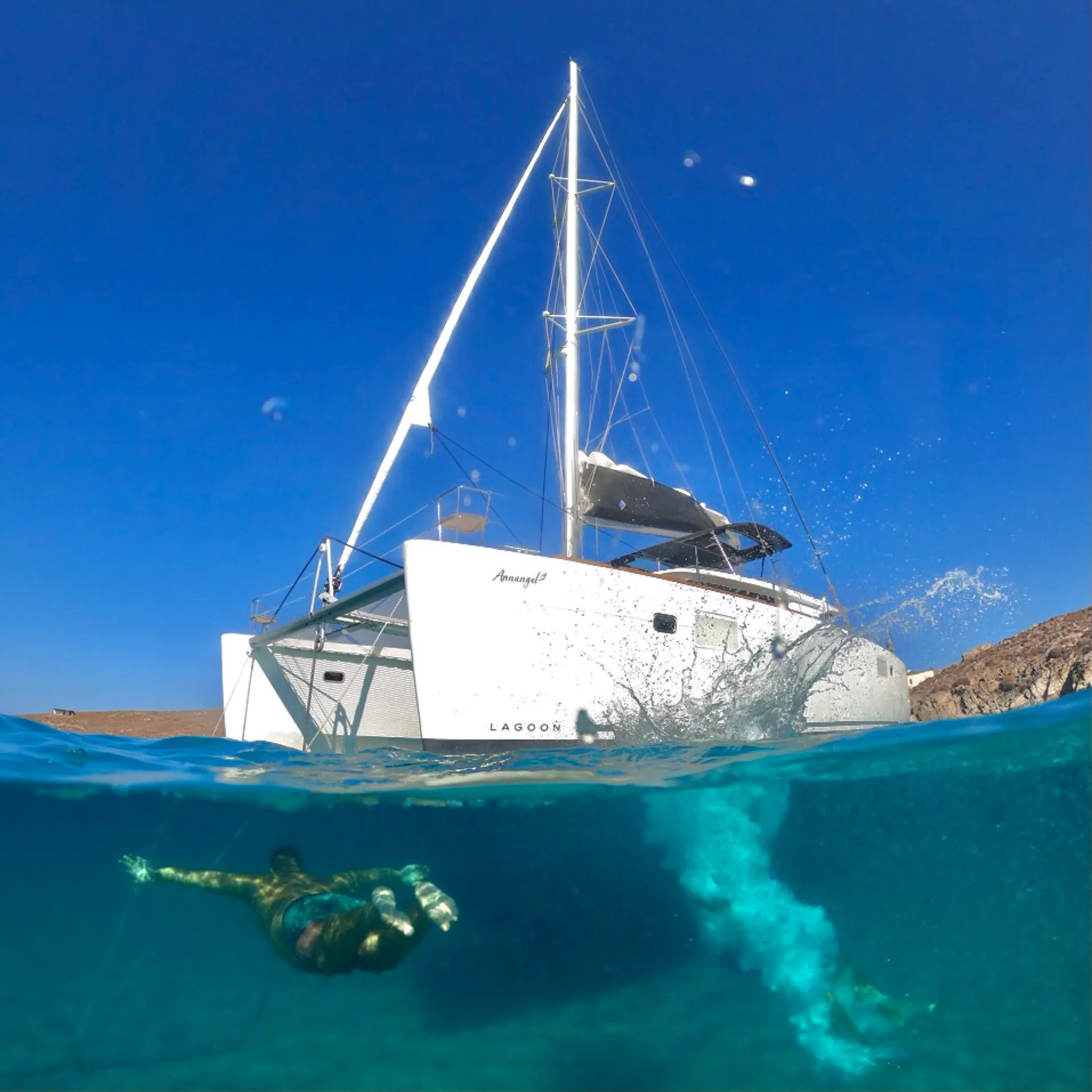 Mykonos catamaran tour